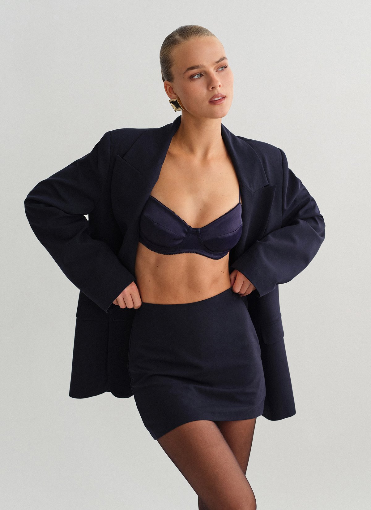 Basic oversized μπλέιζερ-37