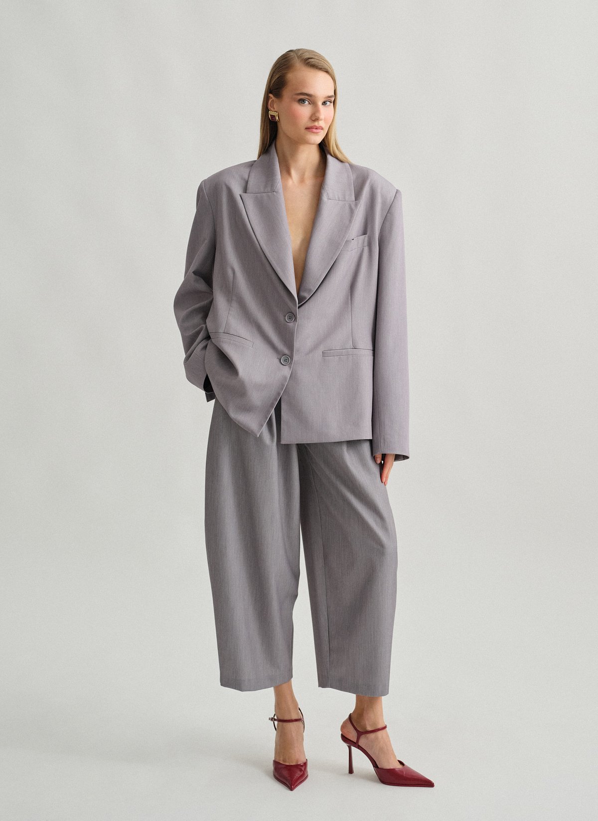 Textured barrel-fit trousers-19