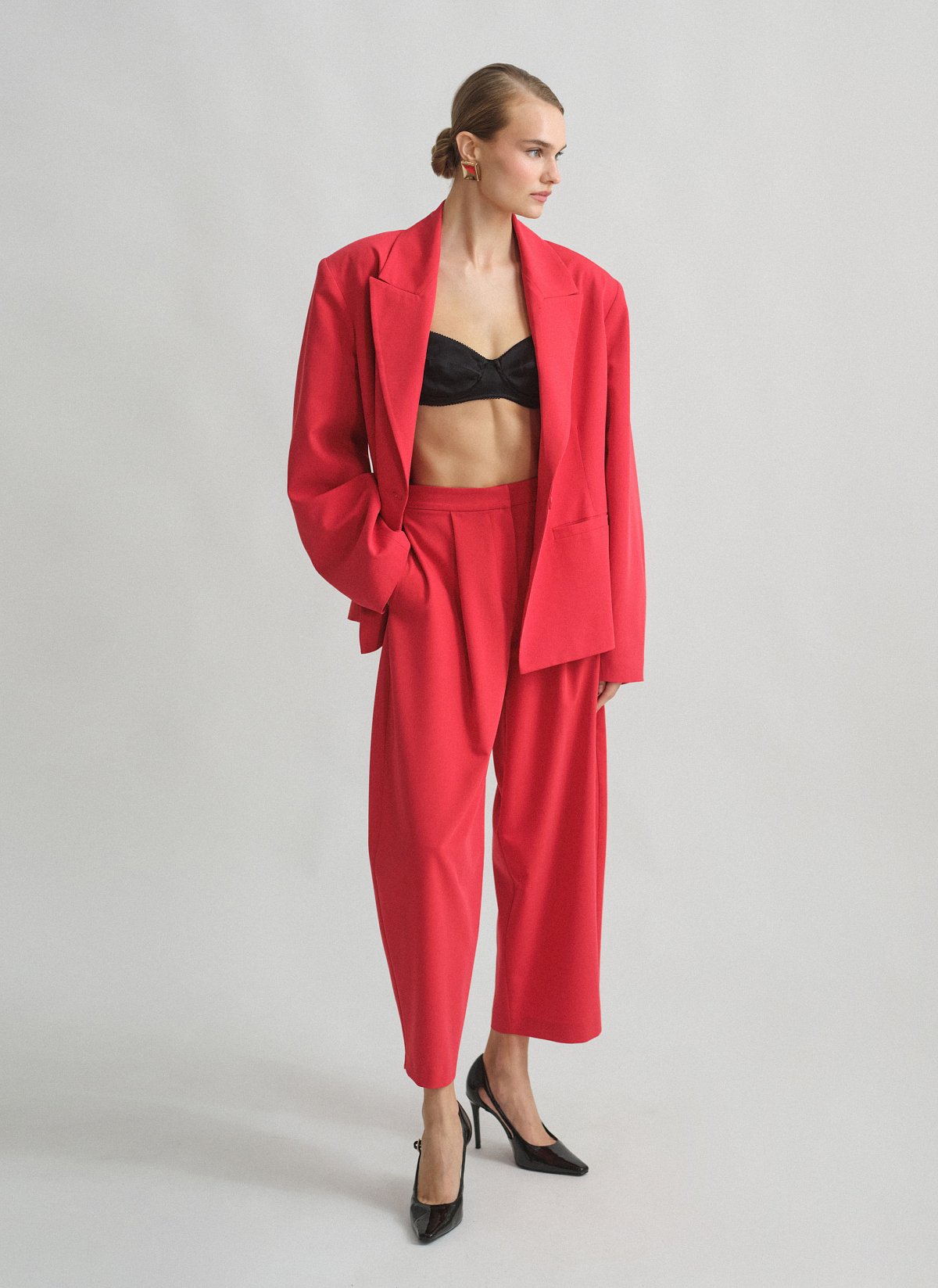 Textured barrel-fit trousers-20