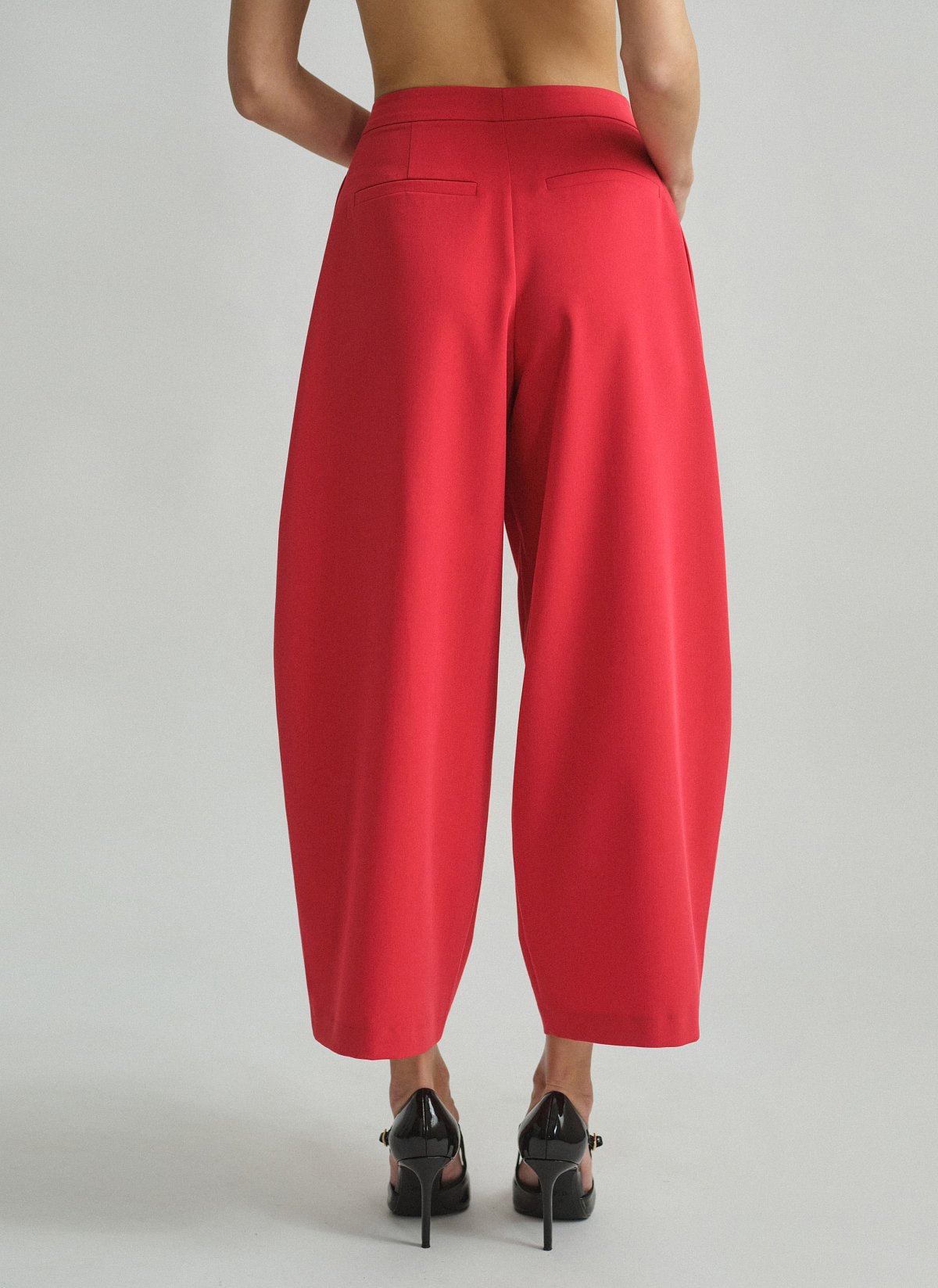 Textured barrel-fit trousers-28