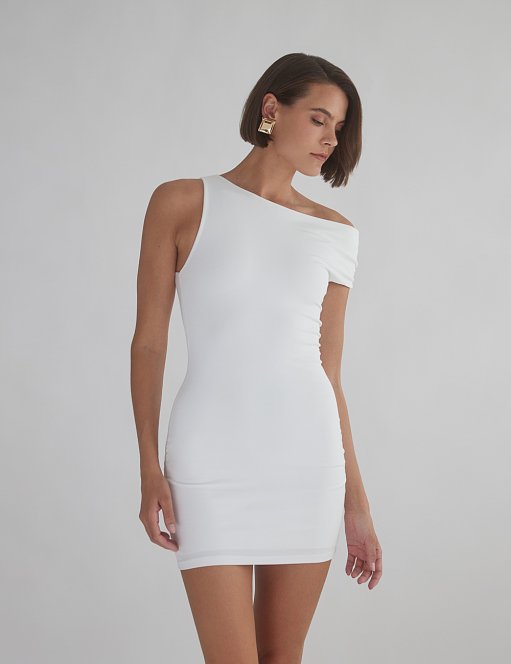 Προϊόν: Αμάνικο μίνι φόρεμα one-shoulder