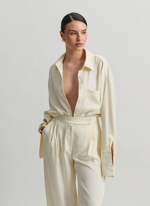 Προϊόν: Σατέν oversized πουκάμισο
