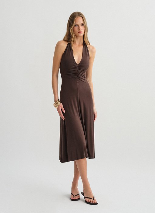 Προϊόν: Halter midi φόρεμα bamboo