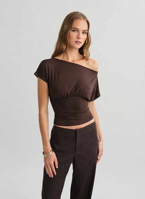 Προϊόν: One-shoulder μπλούζα bamboo